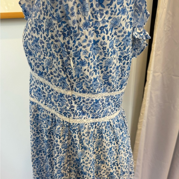 Pink City Prints Annie Mini Dress - Sky Rose - Picture 12 of 13